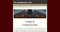 Desktop Screenshot of needleworkslofts.com